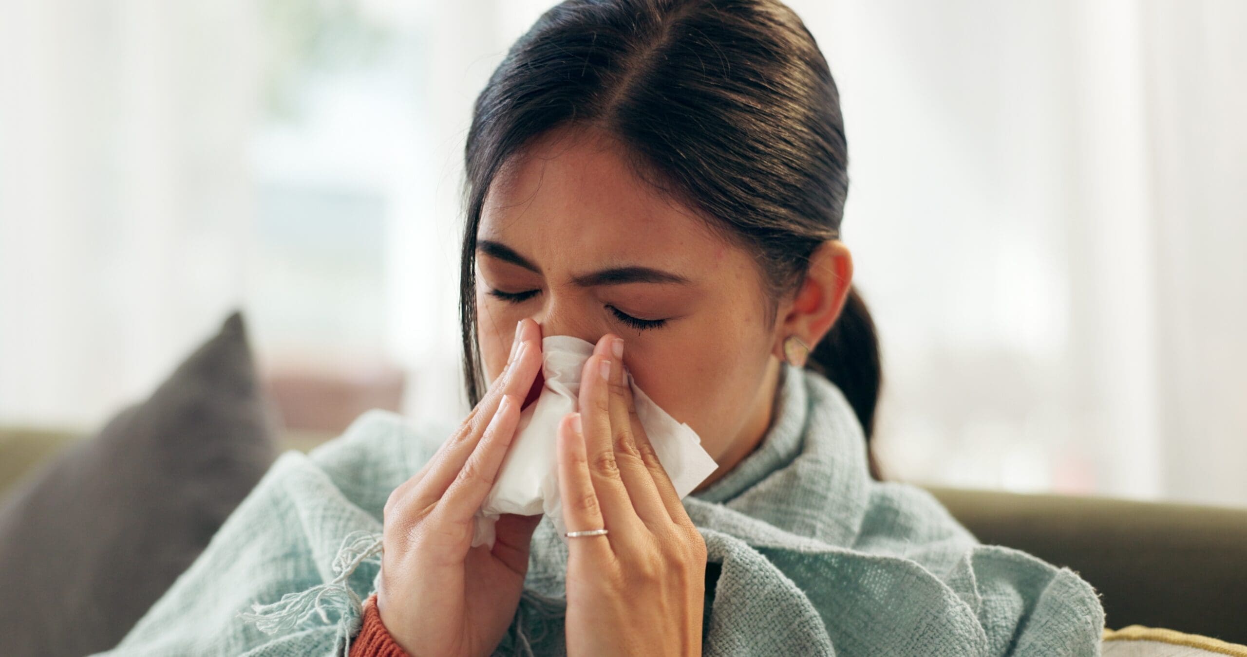 allergies, allergen, allergic woman